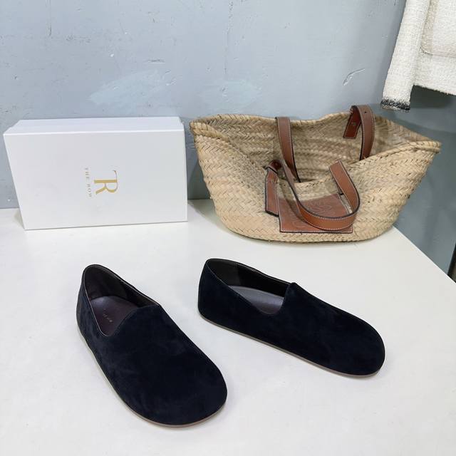 High-Quality Factory-Direct! The Row Spring/Summer New Arrival Round-Toe Bread S