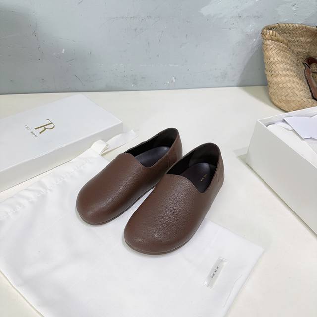 High-Quality Factory-Direct! The Row Spring/Summer New Arrival Round-Toe Bread S