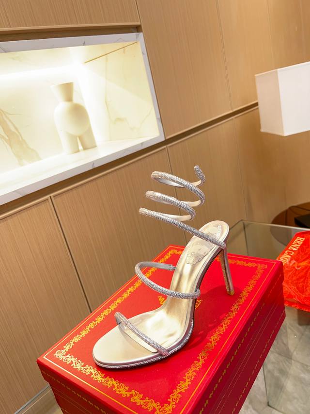 Rene Caovilla Rene Caovilla Rc Snake-Wrapped Viral Fairy Sandals Series, Enchant