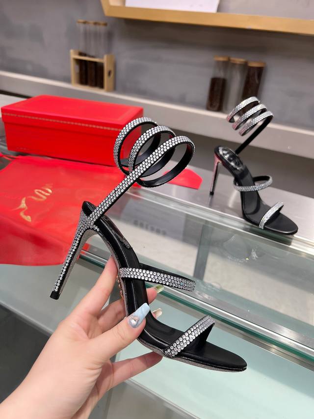 Rene Caovilla Rene Caovilla Rc Snake-Wrapped Fairy Sandals Series,Seductive And