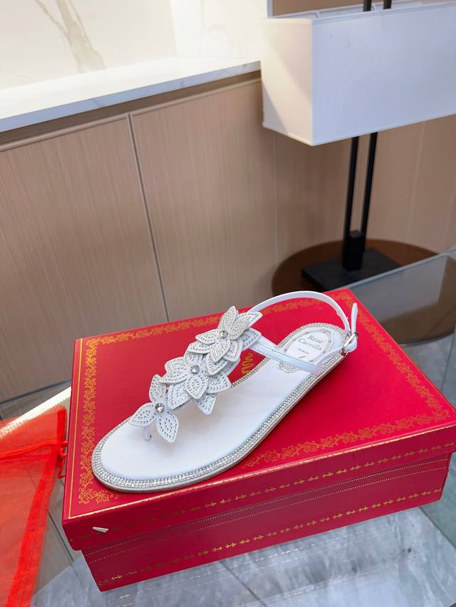 Rene Caovilla Rene Caovilla Rc Spring/Summer New Arrival Varie T-Strap Sandals B