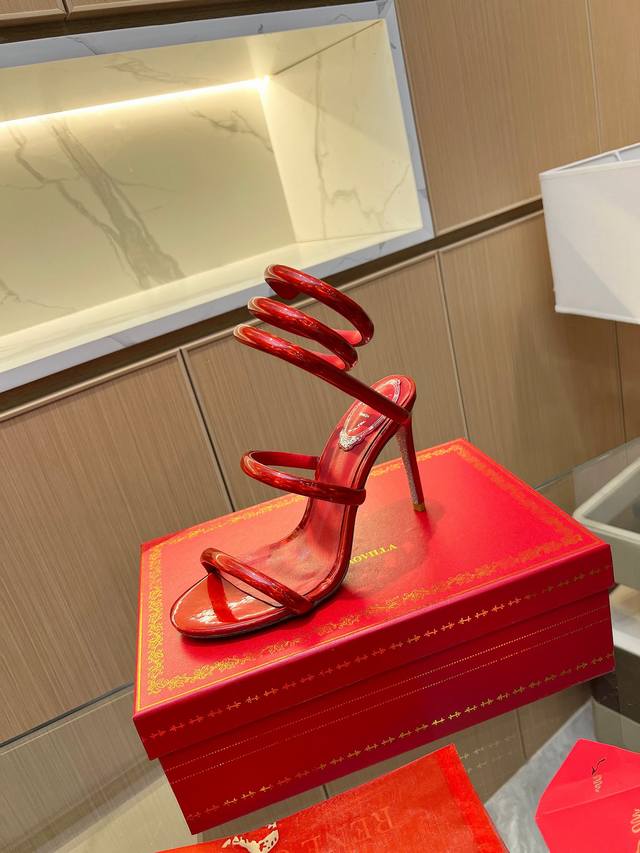 Rene Caovilla Rene Caovilla Rc Snake-Wrapped Viral Fairy Sandals Series,Seductiv