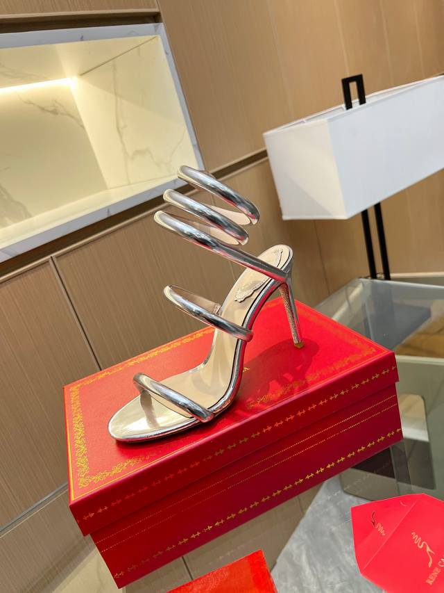 Rene Caovilla Rene Caovilla Rc Snake-Wrapped Viral Fairy Sandals Series,Seductiv