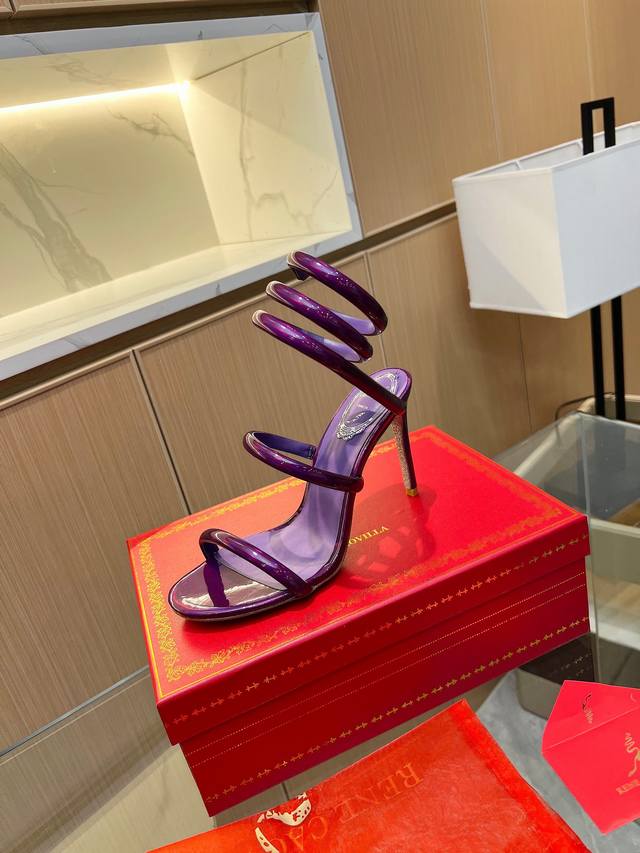 Rene Caovilla Rene Caovilla Rc Snake-Wrapped Viral Fairy Sandals Series,Seductiv