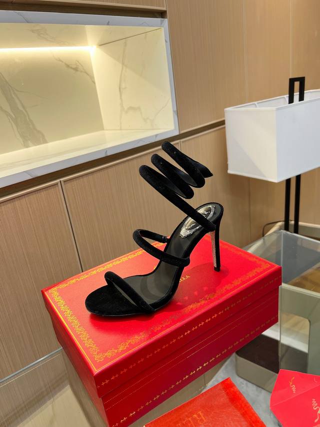 Rene Caovilla Rene Caovilla Rc Snake-Wrapped Viral Fairy Sandals Series,Seductiv