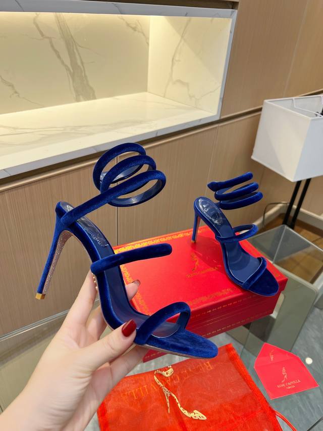 Rene Caovilla Rene Caovilla Rc Snake-Wrapped Viral Fairy Sandals Series,Seductiv
