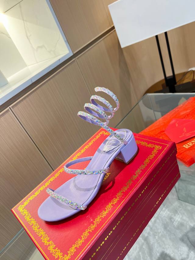 Top-Tier Version Rene Caovilla Rene Caovilla Rc Snake-Wrapped Viral Fairy Sandal