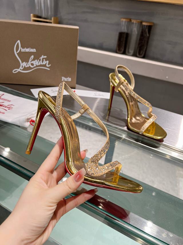 Christianlouboutin Road Platinum Cl Red Sole Shoes