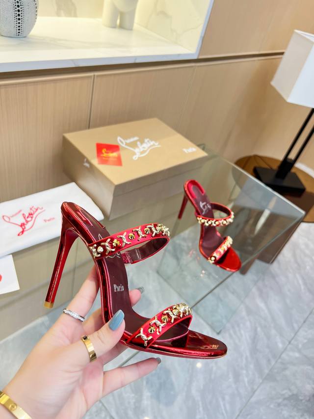 Christianlouboutin Lu Boting Cl Red Sole Shoes Just Queen Spring Women's Crystal