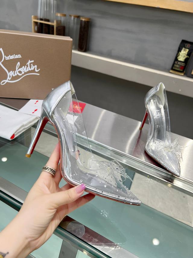 Christianlouboutin Road Platinum Cl Red Sole Shoes