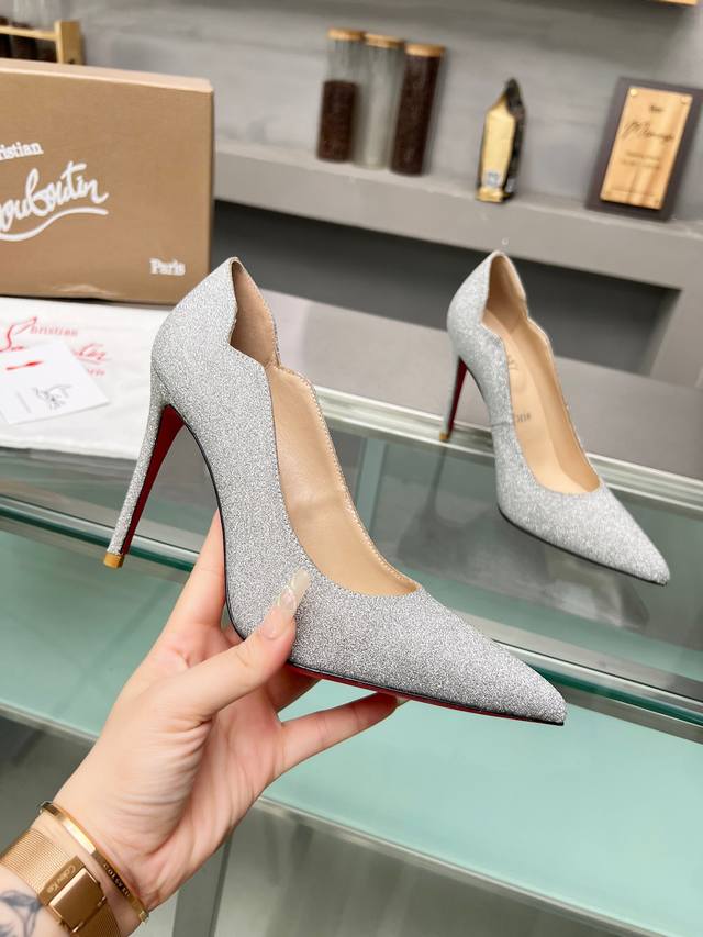 Christianlouboutin Road Platinum Cl Red Sole Shoes