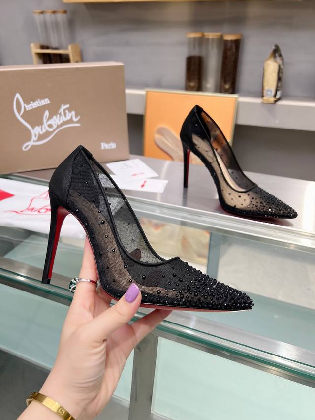 Christianlouboutin Road Platinum Cl Red Sole Shoes
