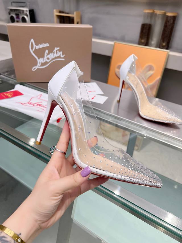 Christianlouboutin Road Platinum Cl Red Sole Shoes
