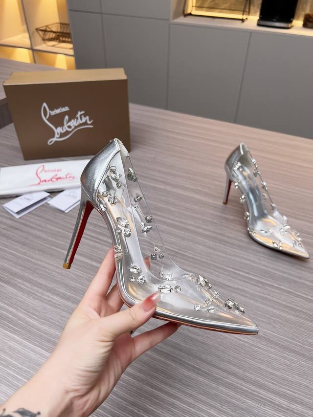 Christianlouboutin Road Platinum Cl Red Sole Shoes