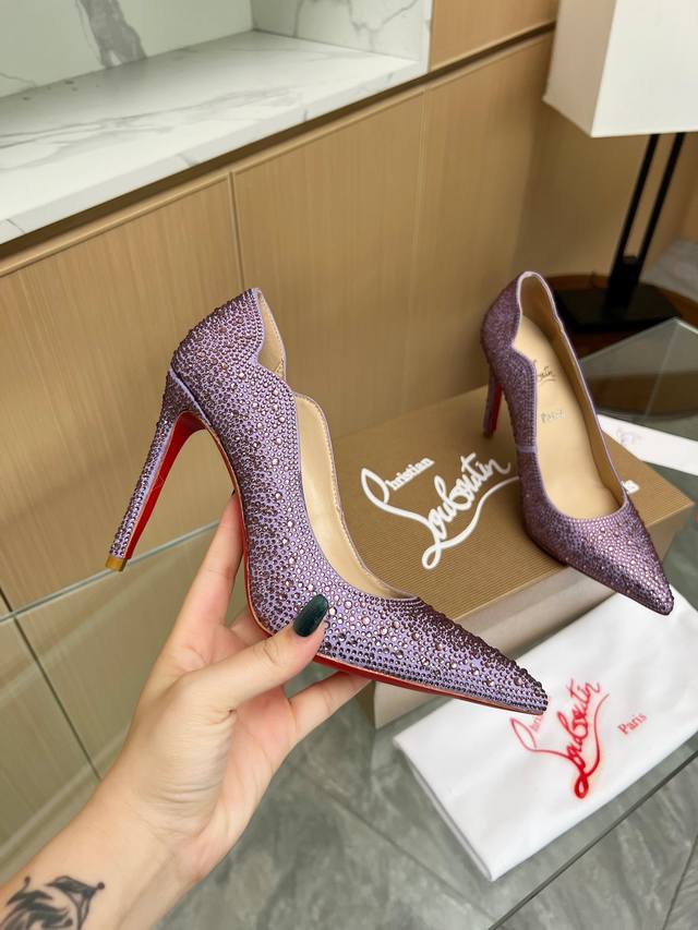 Christianlouboutin Road Platinum Cl Red Sole Shoes