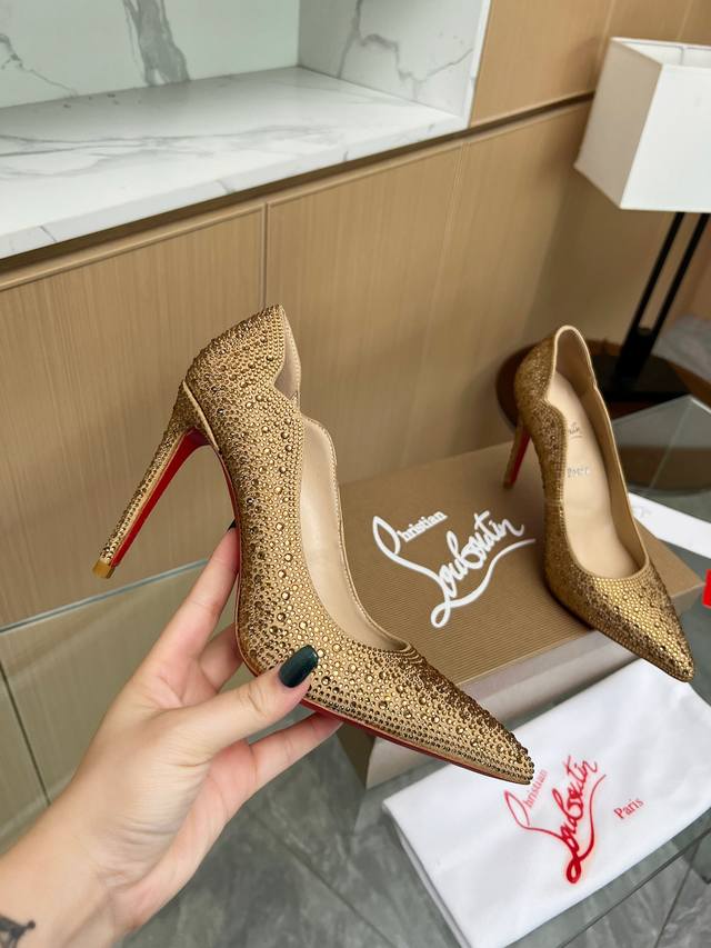 Christianlouboutin Road Platinum Cl Red Sole Shoes