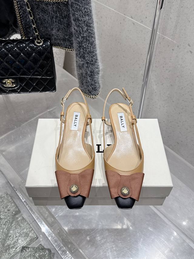 Top-Tier Version Bally 2025 Spring/Summer New Arrival Fashion Woven Ribbon Bow B