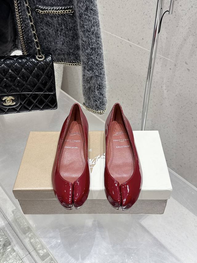 Christian Louboutin X Maison Margiela Split-Toe Flat Shoes Maison Margiela And C