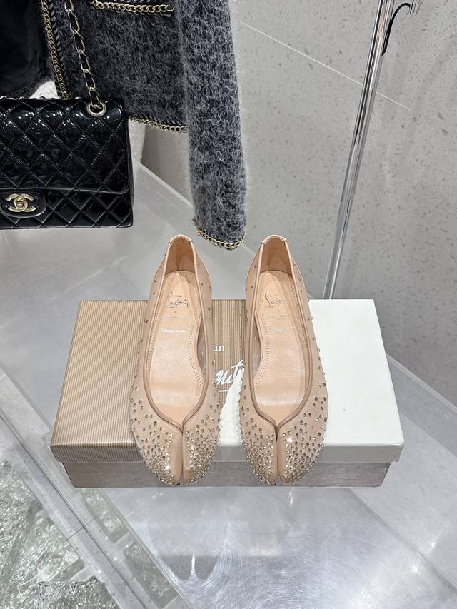 Christian Louboutin X Maison Margiela Split-Toe Flat Shoes Maison Margiela And C