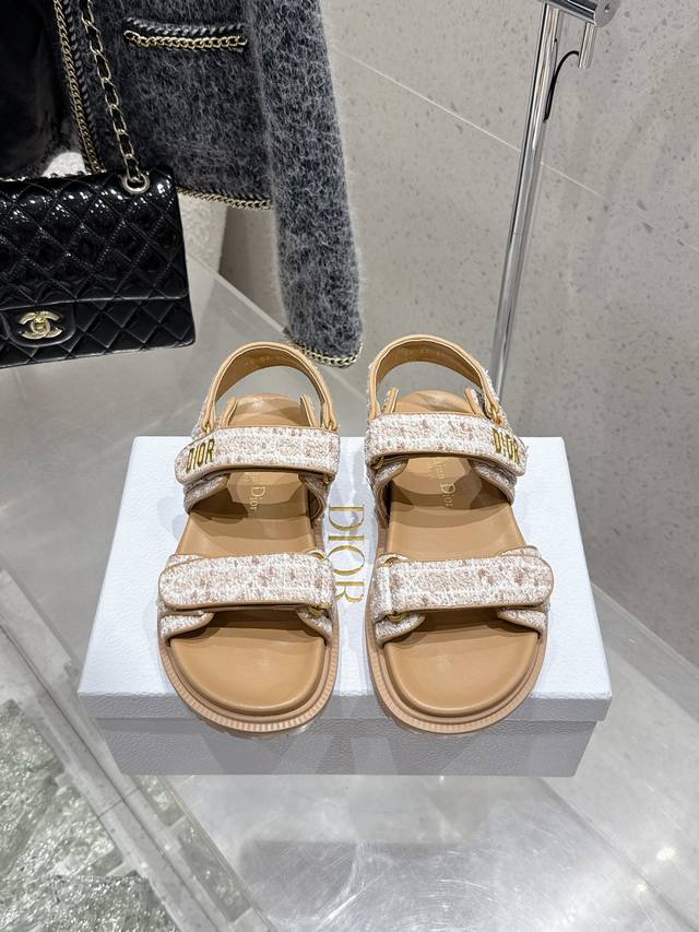 Premium-Grade Dior 25 Dioract Flat Toe-Post Sandals Beach Flip-Flops Compared To