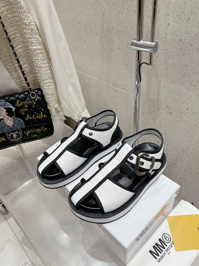 Velvet Leather Maisom Margiela Mm6 Thick-Soled Sandals This Ultra-Popular Item I