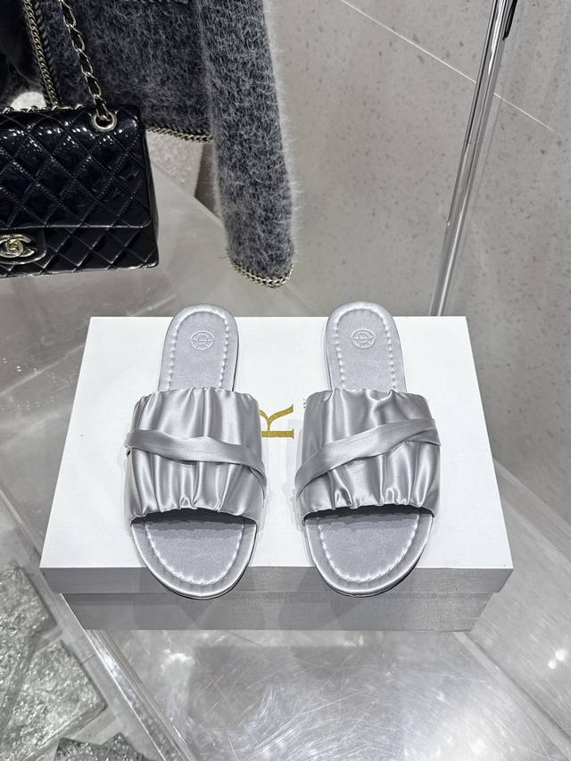 Top-Tier Edition Therow 2025Ss Minimalist Slippers So Minimalist And Fashionable