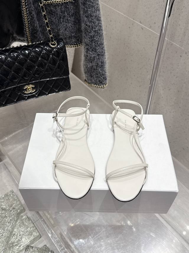 Top-Tier Edition Therow 2025Ss Minimalist Sandals So Minimalist And Stylish! No