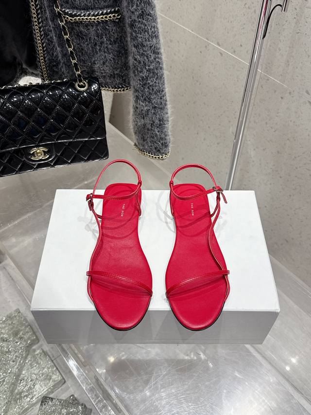 Top-Tier Edition Therow 2025Ss Minimalist Sandals So Minimalist And Stylish! No
