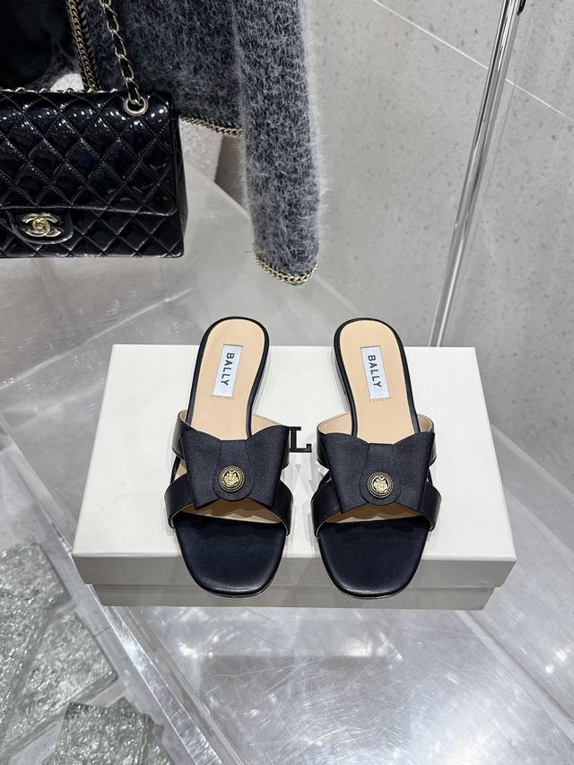 Top-Tier Version Bally 2025 Spring/Summer New Arrival Fashion Woven Ribbon Bow B