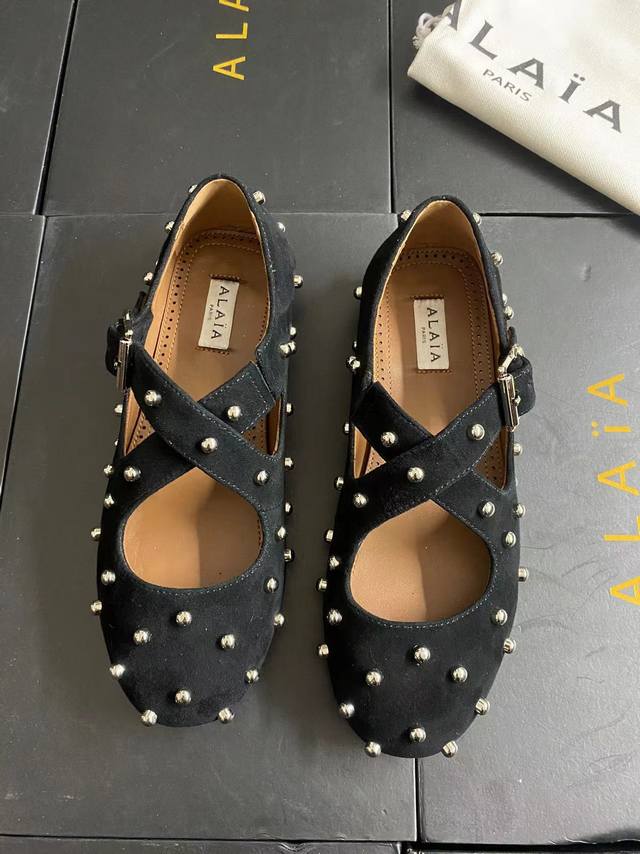 Alaia Runway-Inspired Flat Ballet Flats! Sweet And Edgy Ballet Style, An Extreme