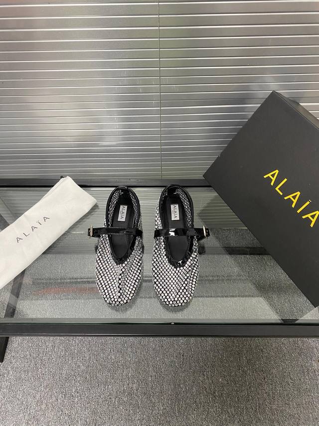 Mesh Design!!! Alaia Runway-Inspired Flat Ballet Flats! Sweet And Edgy Ballet St