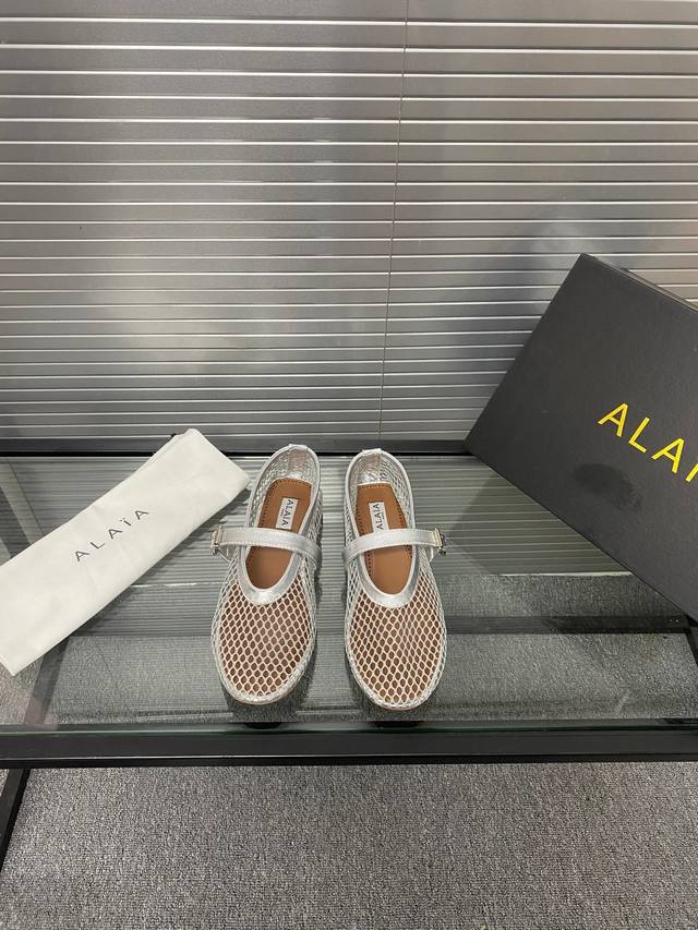 Mesh Style!!! Alaia Runway-Inspired Flat Ballet Flats! Sweet And Edgy Ballet Sty