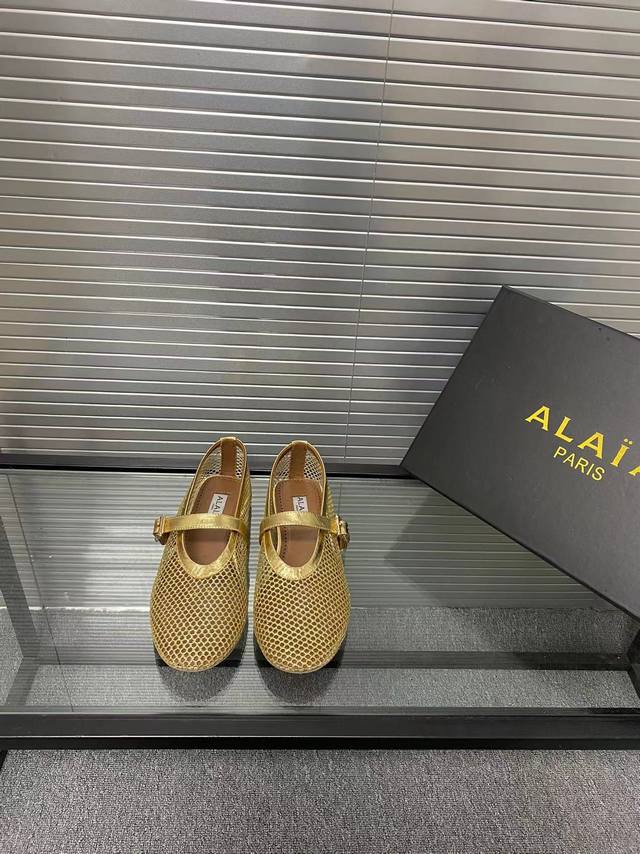 Mesh Design!!! Alaia Runway-Inspired Flat Ballet Flats! Sweet And Edgy Ballet St
