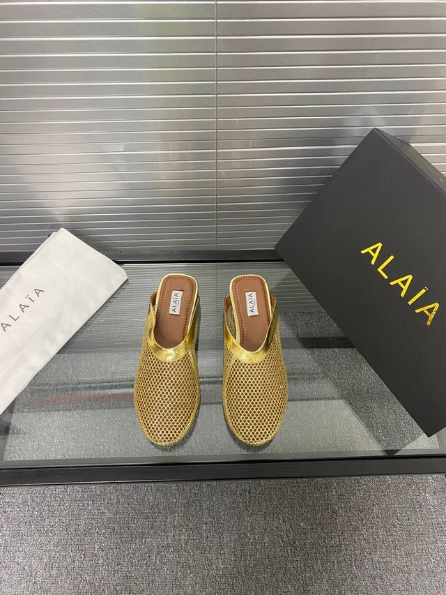 Mesh Half-Slip-On Style!!! Alaia Runway-Inspired Flat Ballet Flats! Sweet And Ed