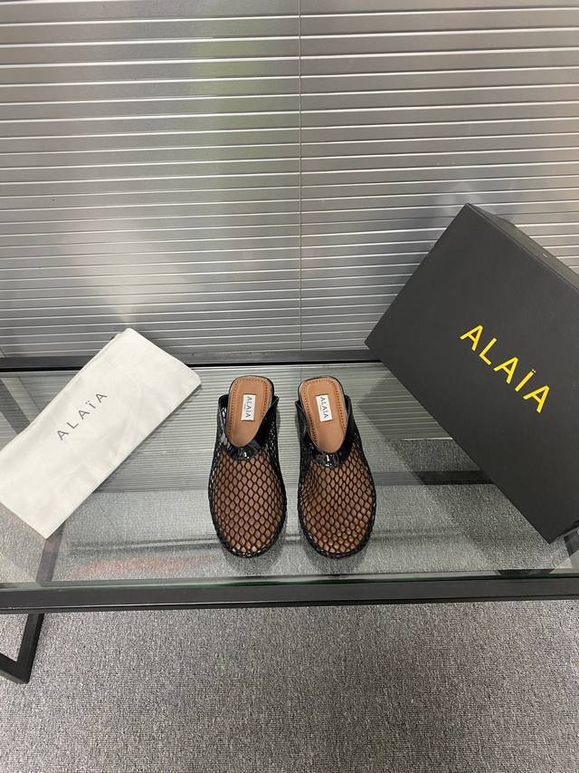 Mesh Half-Slip-On Style!!! Alaia Runway-Inspired Flat Ballet Shoes! Sweet And Ed