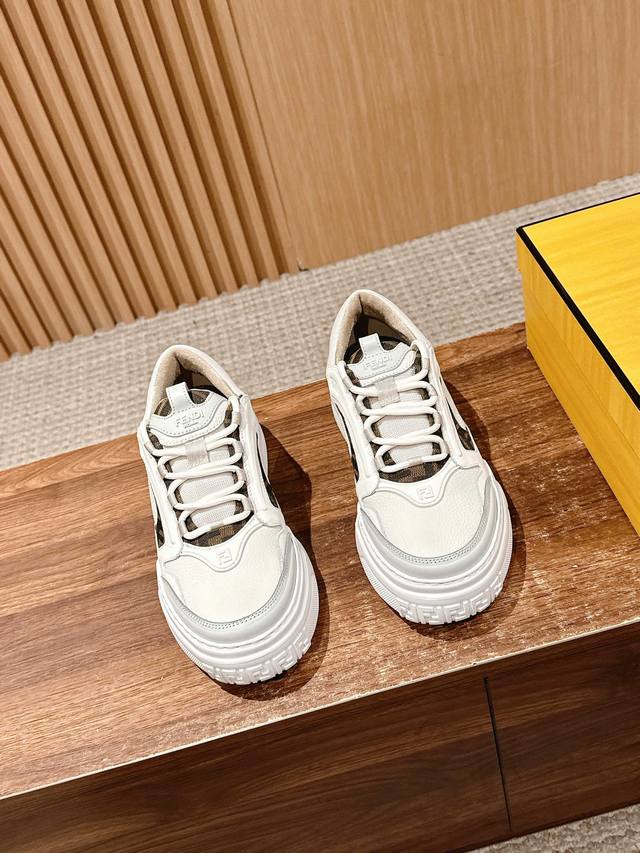 Men's Sizes Only #Fendi Spring/Summer New Shoe Style. Featuring A Lace-Up Design