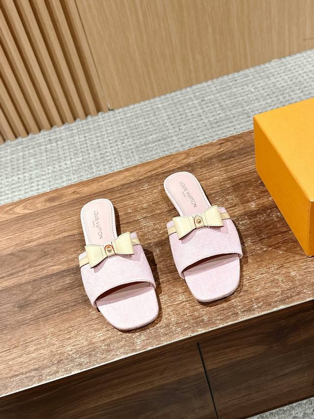 Donkey Brand New Denim Jeans Series Small Butterfly Flat Sandals Printed Sandals