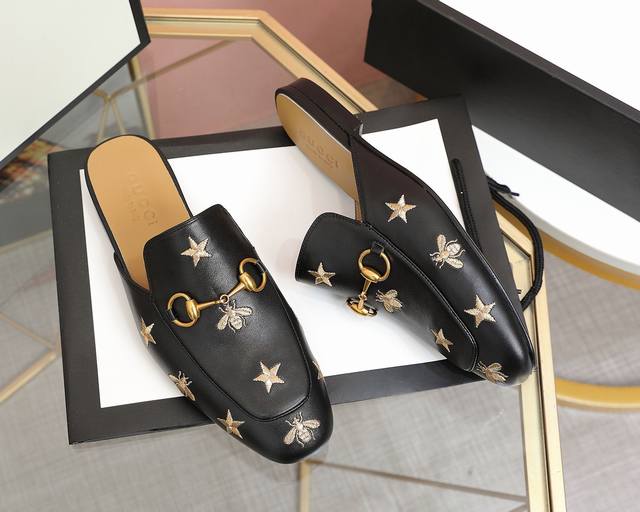 Men's Black Five-Star, Sizes 38-44 (38 Standard, 45 Custom-Made). Slipper Series