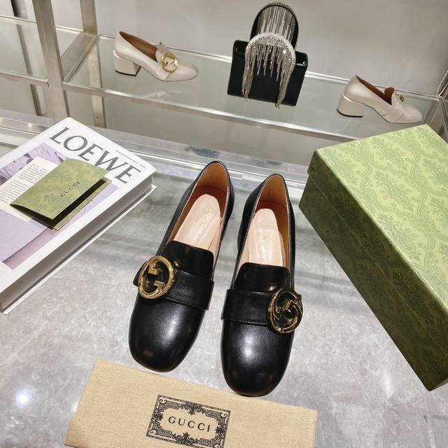 95160-2 Black, Sizes 35-40, Heel Height 5.5 Cm, Genuine Leather Outsole, Gold-To