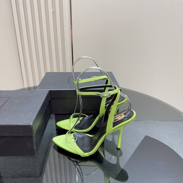 Top-Tier Version Sain*Laurent 2025 New Spring/Summer Collection High-Heeled Sand