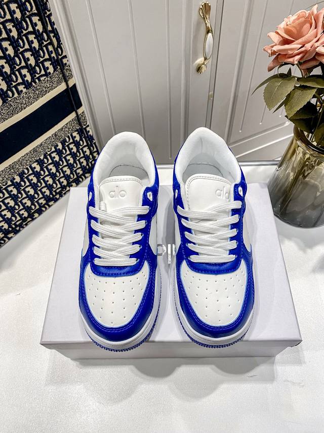 Orange Factory Price P Alo Color-Block Thick-Soled White Sneakers, Casual Shoes,