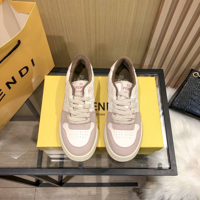 Orange Factory Price P Fendi New Arrival Retro Sports Shoes Casual Shoes Skatebo