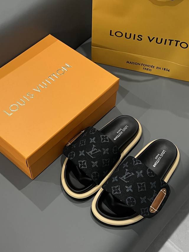 Factory Price: Louis Vuitton Lv Magic Tape Slippers, Cool Sandals, Couple's Styl