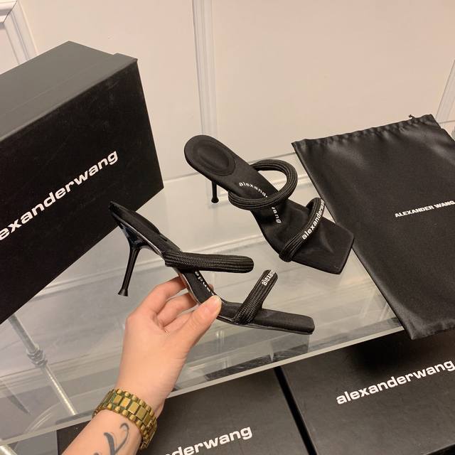 Orange Factory Price P 7Cm Alexander Wang Alexander Wang Single-Strap Square-Toe