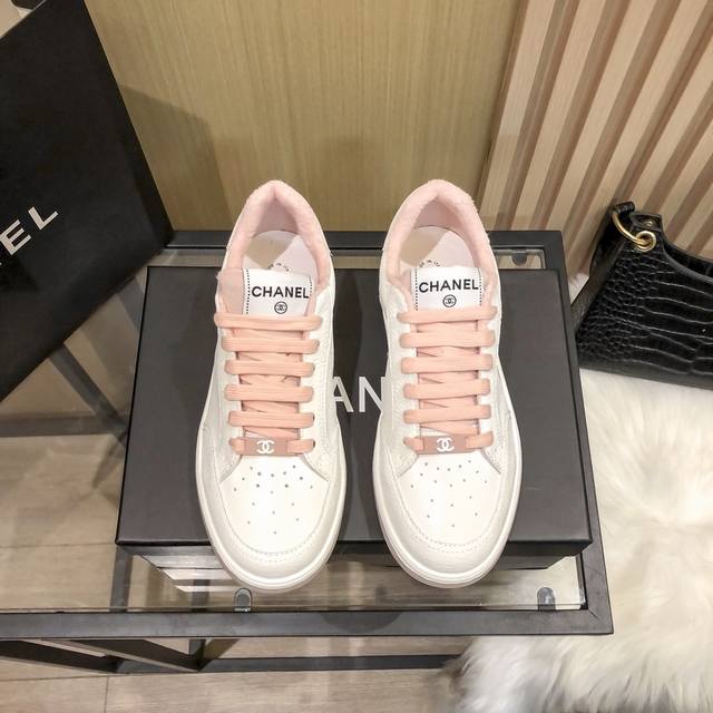 Orange Factory Price P Chanel Spring/Summer New Arrival Panda Shoes White Sneake