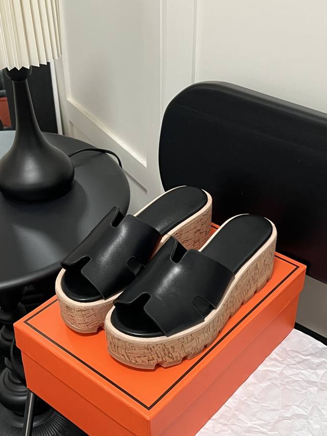 Orange Factory Price P Hermes Spring/Summer New Arrival Waterproof Platform Heel