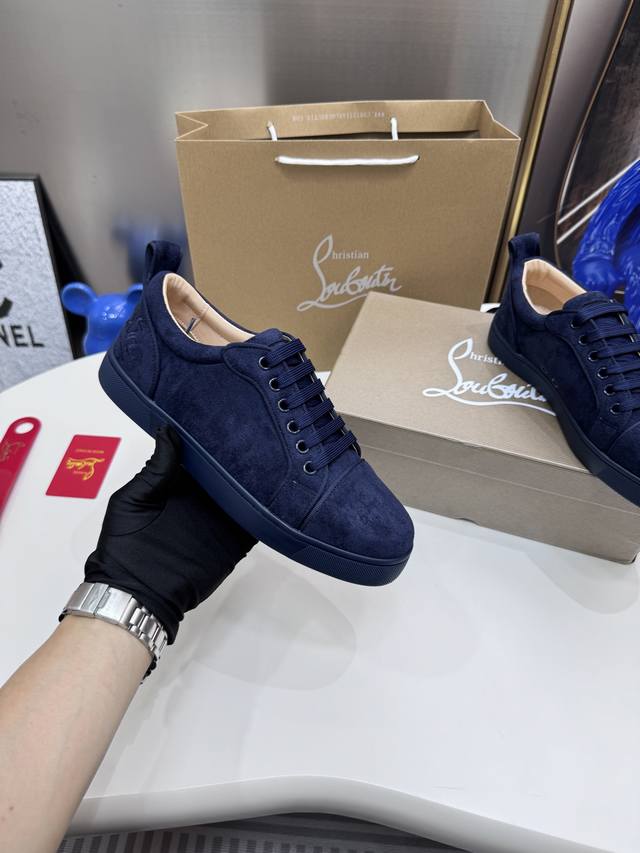 Orange Factory Price P, Men's Size 10 Custom Edition Christian Louboutin Cl Low-