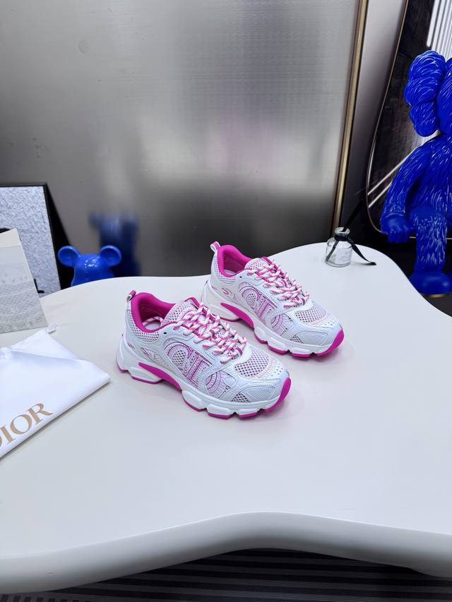 Orange Factory Price P Dior B30 Series Mesh Breathable Sneakers, Heavy-Duty Retr
