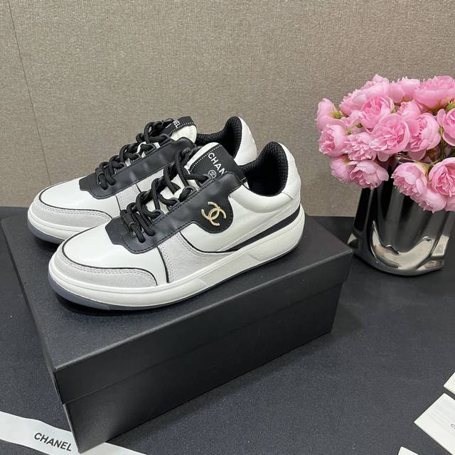 Orange Factory Price P Chanel New Arrival Panda Shoes, Sneakers, White Shoes, Ca