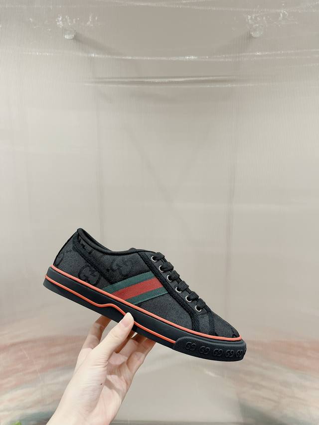 Orange Factory Price P Gucci 1977 Series Classic Low-Top Canvas Shoes Casual Sho